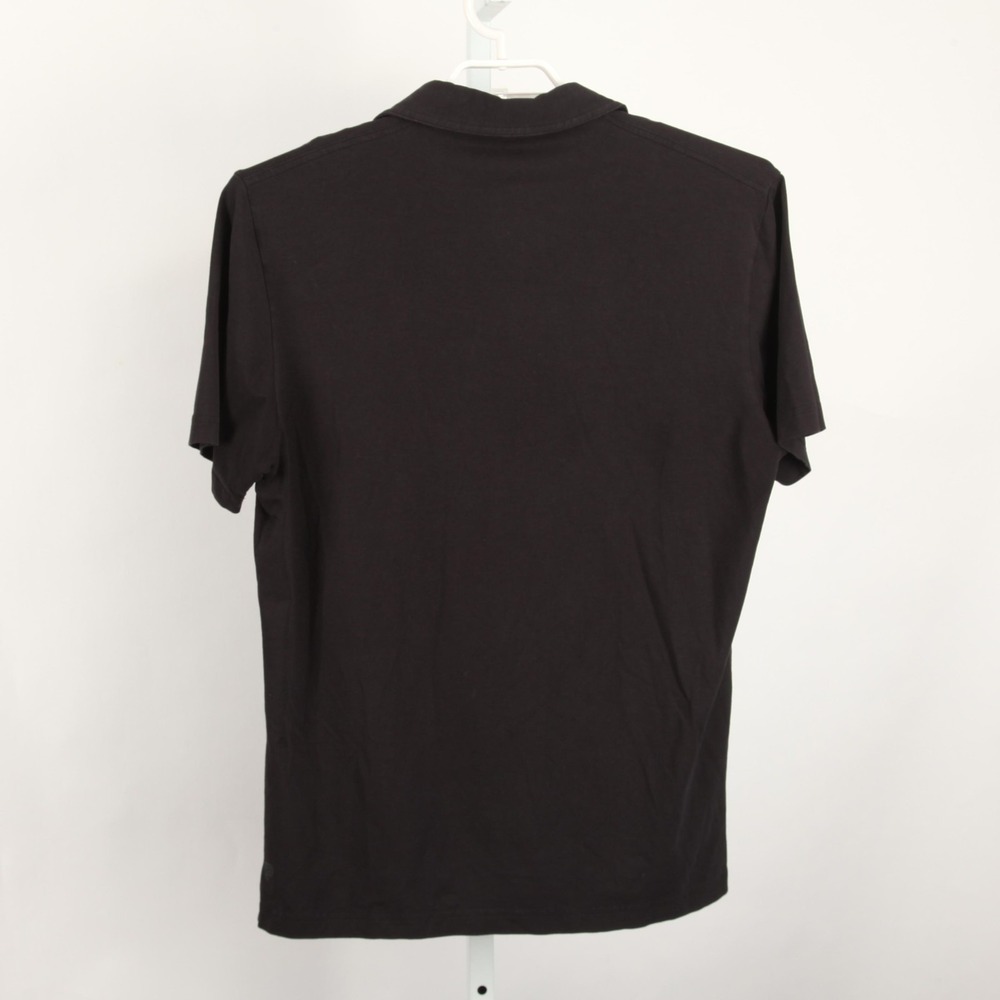 Public Rec Polo Shirt Mens Large Black Pima Cotton Tencel Stretch Casual - Picture 3 of 12